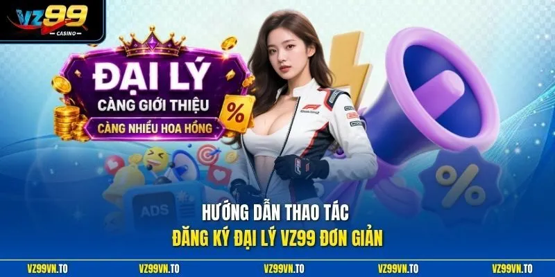 Hướng dẫn thao tác đăng ký đại lý VZ99 đơn giản