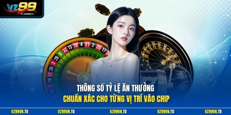 Roulette Là Gì? - Toàn Bộ Quy Luật Bánh Xe Và Mẹo Cược Chuẩn 3 Thông số tỷ lệ ăn thưởng chuẩn xác cho từng vị trí vào chip